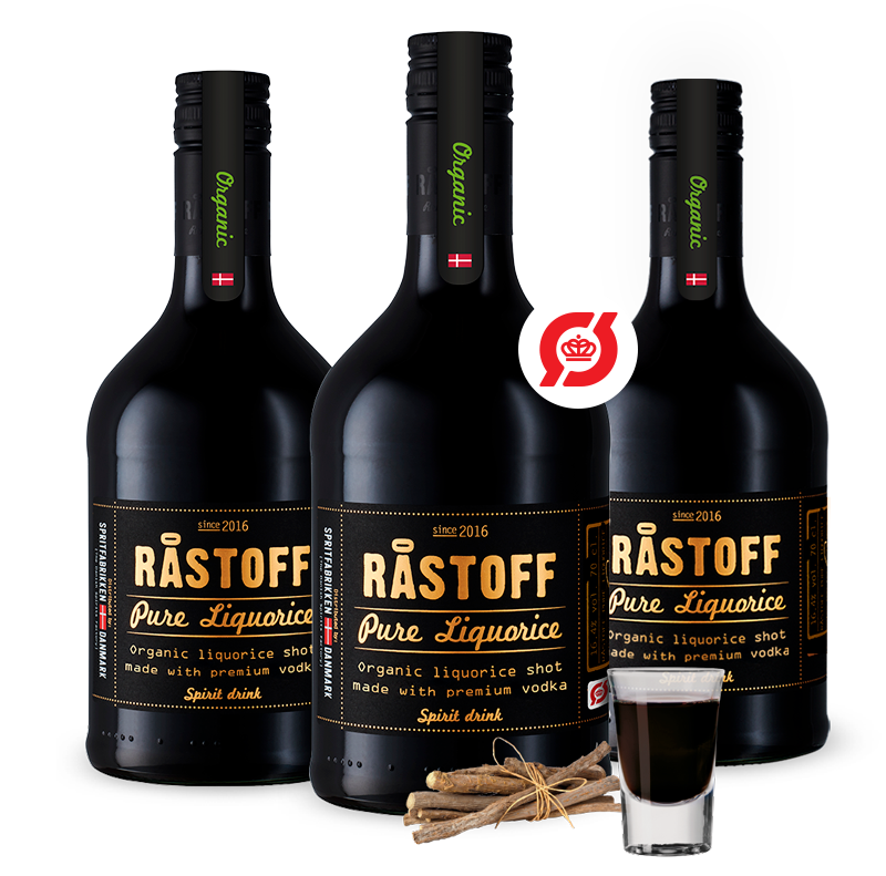Økologisk Råstoff Pure Liquorice lakridsshot